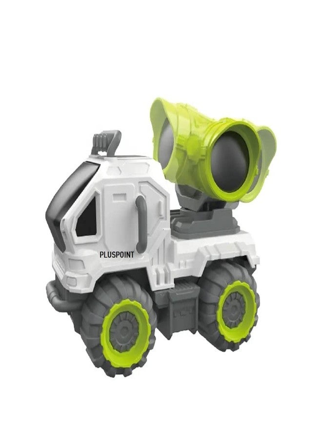 بلس بوينت مجموعة مركبات رواد الفضاء تشاندرايان من PLUSPOINT، لعبة شاحنة لعب تمثيلية تعمل بالاحتكاك للأطفال الأولاد، عبوة من 3 مركبات فضائية لمشروع الفضاء، لعبة سيارة للأطفال الصغار (شاحنة فضائية 3 قطع) - Image 3